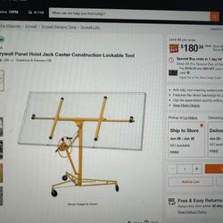 11 Ft Drywall Panel Hoist Lift 