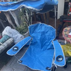 Folding Chair W/shade Pop Up