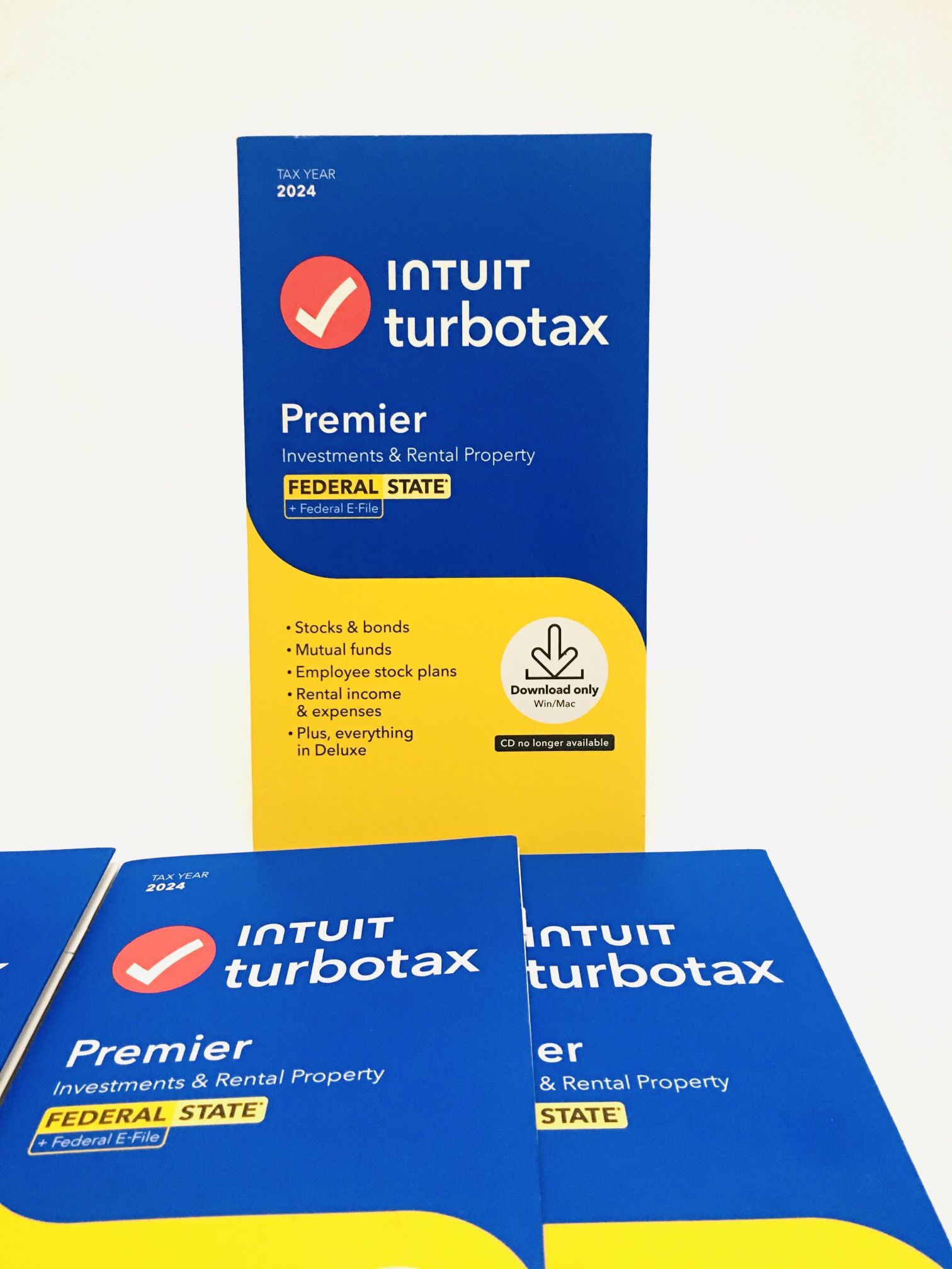NEW TurboTax Premier 2024 Fed + State Federal E-file TurboTax , Sealed