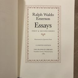 ⭐️The Essays Ralph Waldo Emerson (limited Edition)