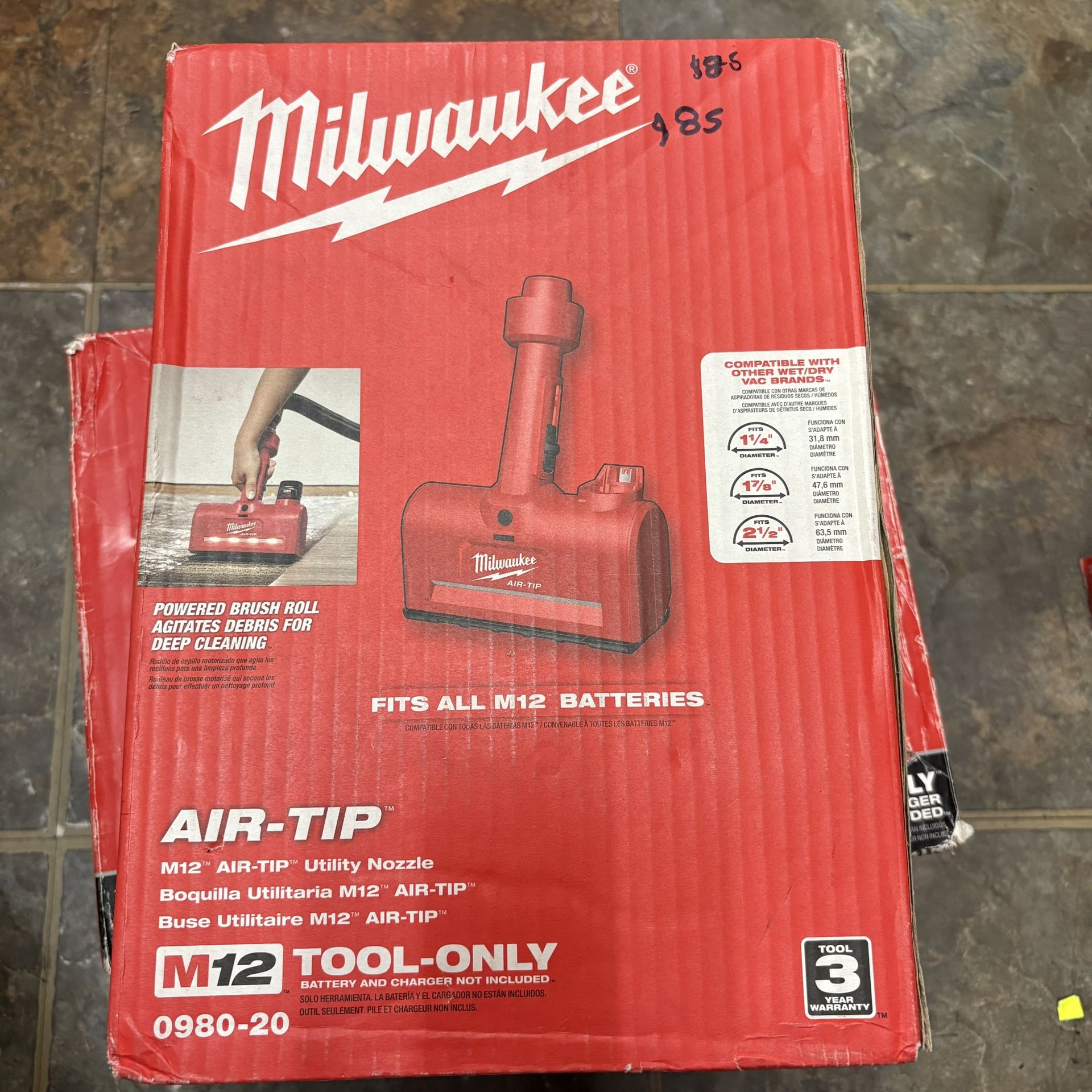 Milwaukee New Air Tip m12