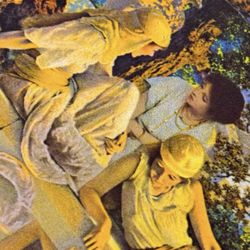 GARDEN OF ALLAH Original Vintage Print Poster Maxfield Parrish Art Deco Nouveau Artist Antique Collectible Neo Classical Allegory Allegorical Painte