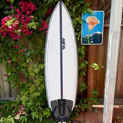 5’10 Aipa The Dark Twinn Surfboard twin fin fish surf board (not Channel Islands lost Sharpeye Js Pyzel FireWire album Machado slater designs Tomo Rnf