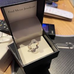 Brand New Never WornBeautiful Diamond Engagement And Bride And Grooms Ring Set