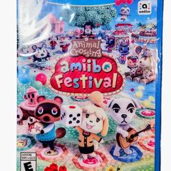 Wii U -Animal Crossing Amiibo Festival • Nintendo • Rated : E-Everyone • New Sealed • 

Media -2 
Item : 6892