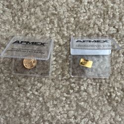 1/10 ozt American Gold Eagle and 1g APMEX bar