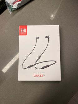 BeatsX Wireless Earphones - Apple W1 Headphone Chip, Class 1 Bluetooth, 8 Hours Of Listening Time - Black