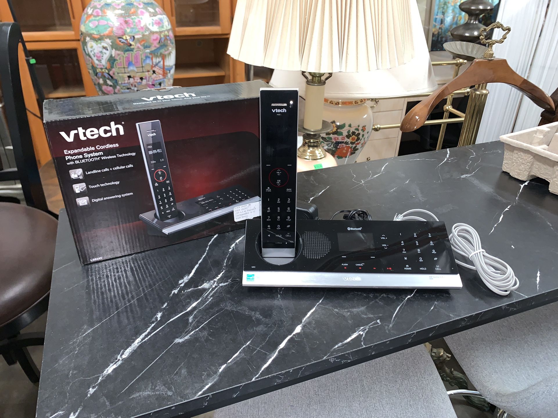 Vtech LS6245 1.9 GHz Digital DECT 6.0 1X Handsets Expandable Cordless Phone System w/ Bluetooth