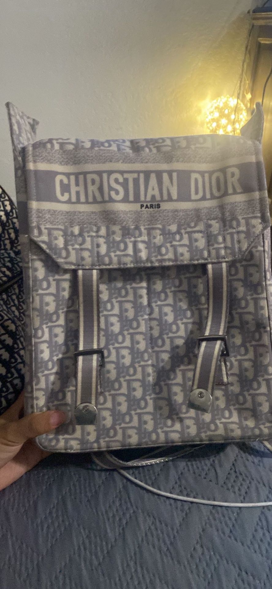 Dior flap backpack