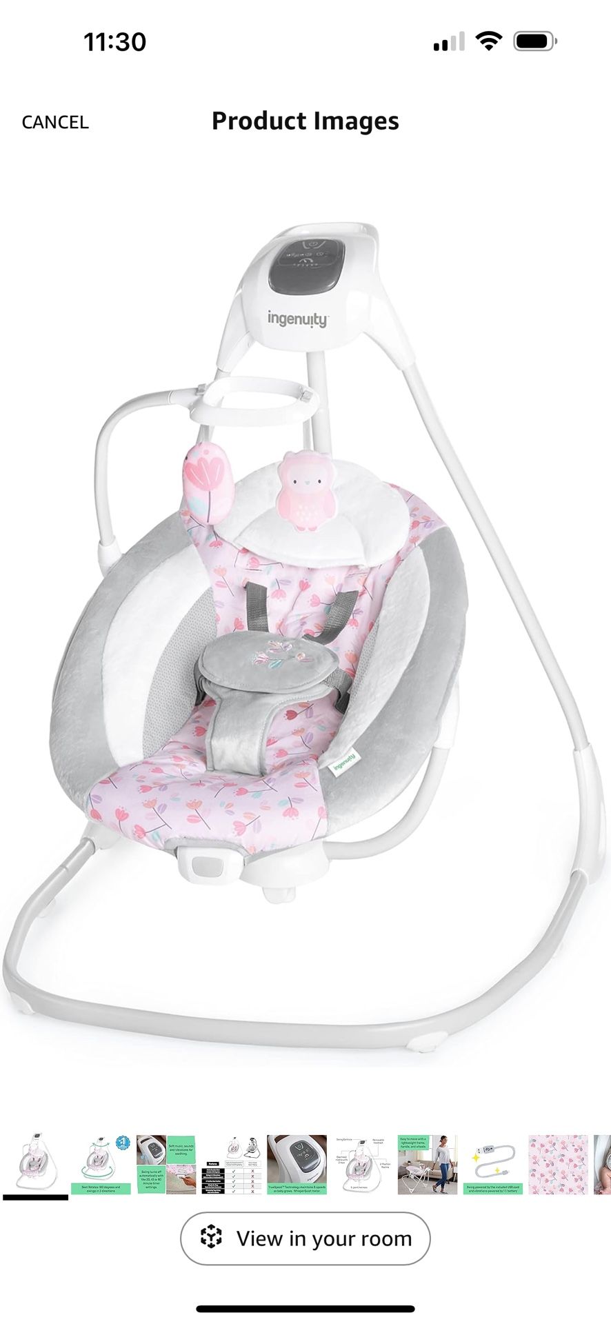 ingenuity baby swing