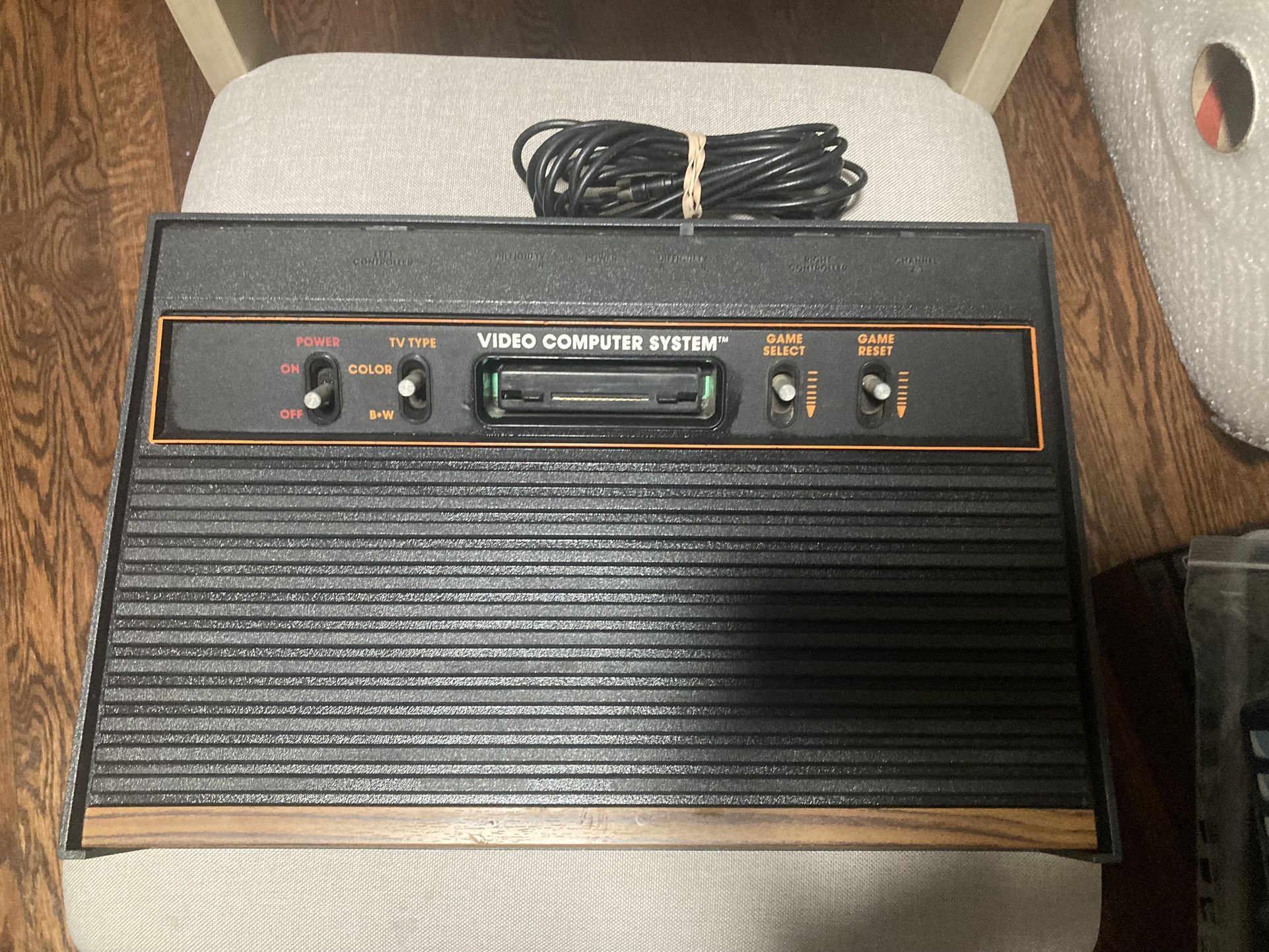 Atari 2600 Woodgrain Console LOT