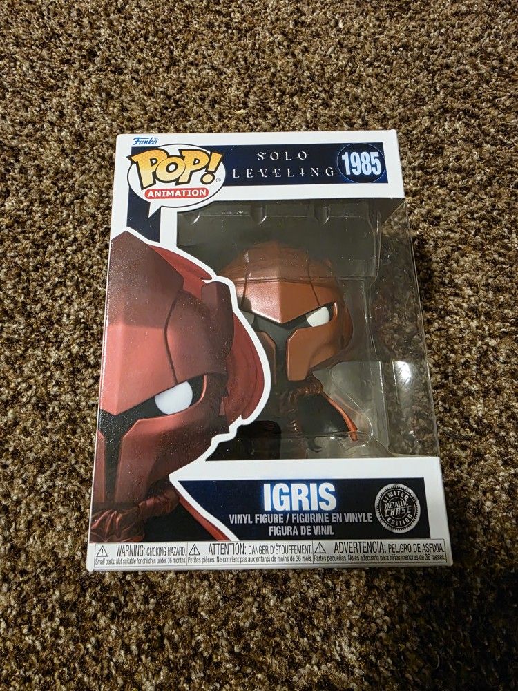 Igris Solo Leveling Funko Pop Chase