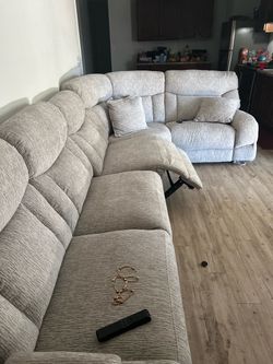 7 piece recliner sectional