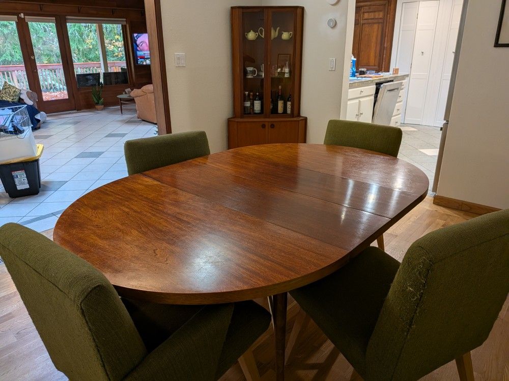 Mid Century Wood Dining Table
