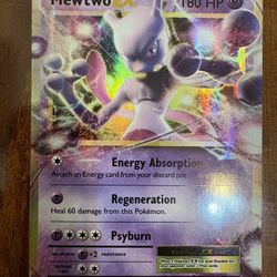Pokemon Mewtwo EX 52/108 XY Evolutions Ultra Rare Holo NM/M 💎