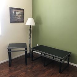 Set Of 2 Tables & 1 Lamp