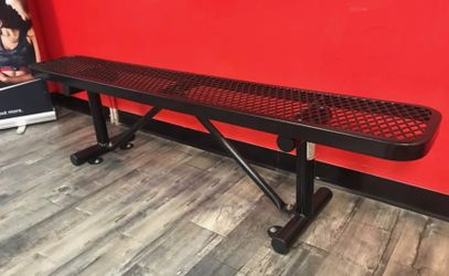 Steel Flat Bench - Indoor / Outdoor - Fitness Or Gym Equipment 