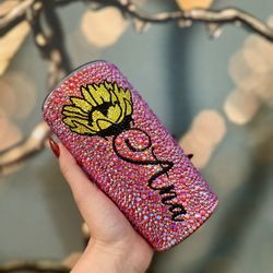 Termo Lleno De Cristal / Rhinestone Tumbler 