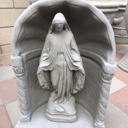 New Miracle Virgin Mary Made Out Of Cement Beautiful Yard Decoration 