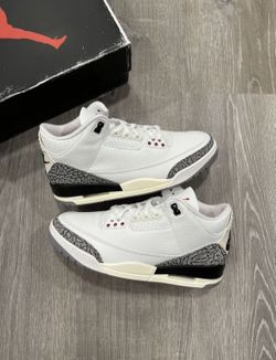 Air Jordan 3 White Cement Reimagined Size 5.5 11.5 12.5 NEW