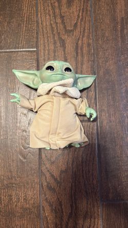 Hasbro Baby Yoda Grogu Talking Plush & Plastic Toy Star Wars The Mandalorian