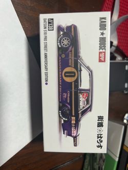 Kaido house xMini GT Datsun 510 pro street anniversary purple chrome.