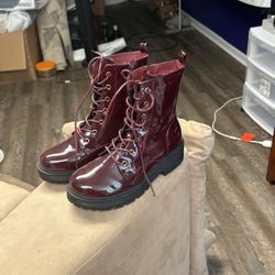 Burgundy Boots