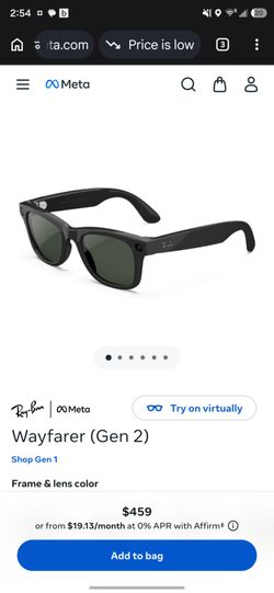 Meta rayban ai glasses gen 2