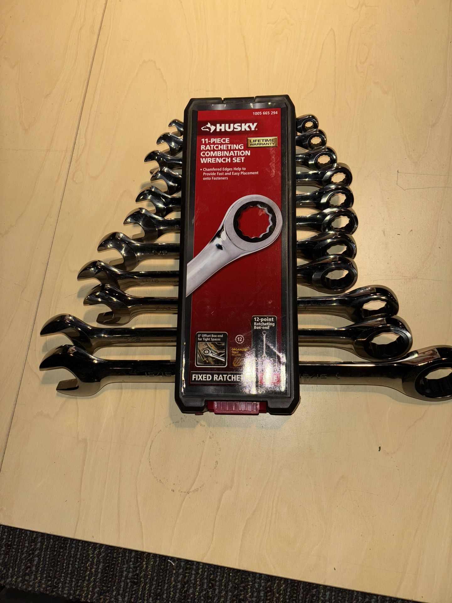 Reversible Ratcheting MM Combination Wrench Set (7-Piece)