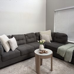 Ashley grey L sectional Couch