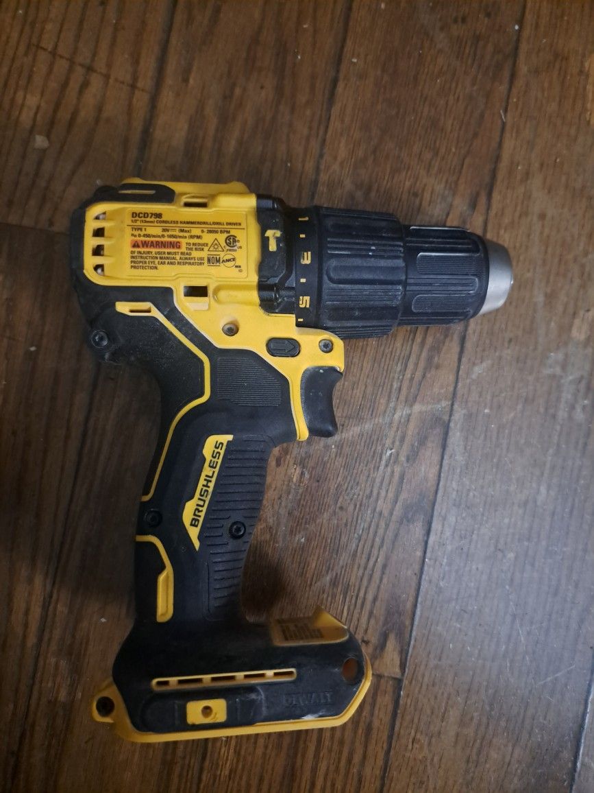 Dewalt Hammer Drill/Drill (TOOL ONLY) EC