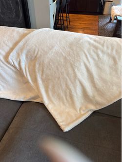 Pottery Barn Fur Zippered Pillow Covers Set of 2. NO INSERTS INCLUDED.