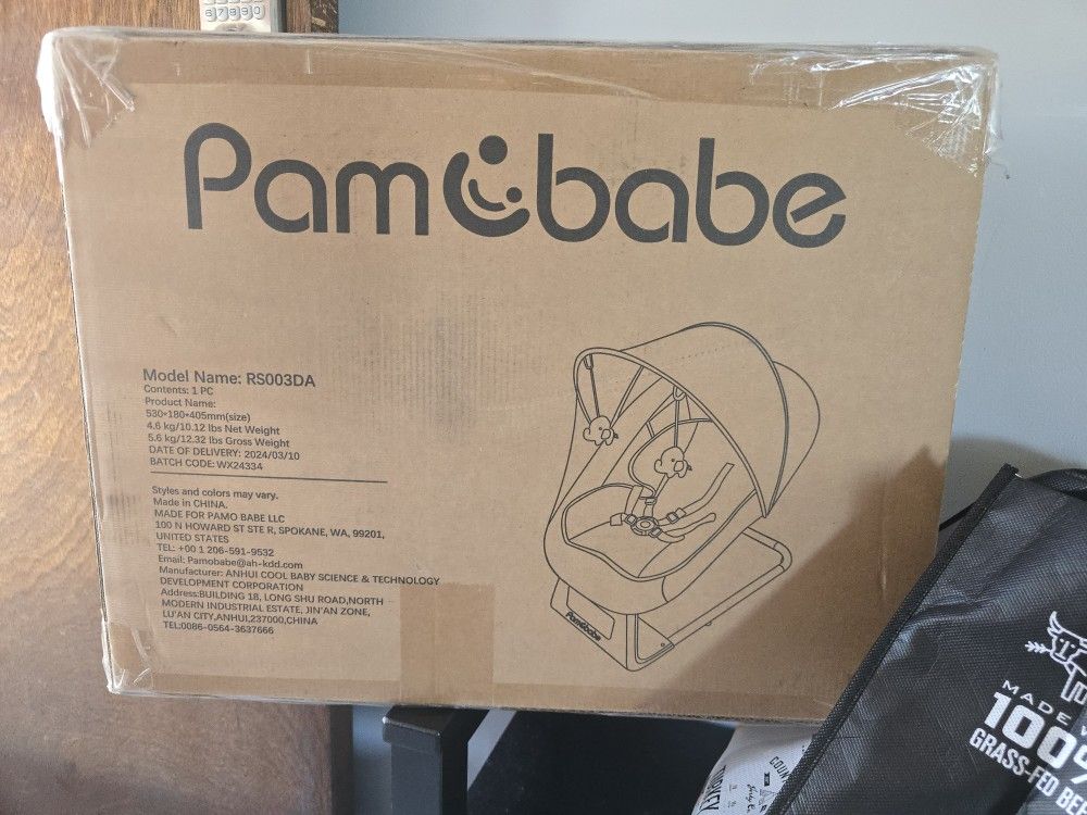 Pamo Babe Baby Swing New In Box