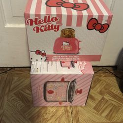 100 For Both Brand New Hello Kitty Toaster ! And Croc Pot!