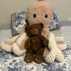 Extra large octopus and build a bear bear