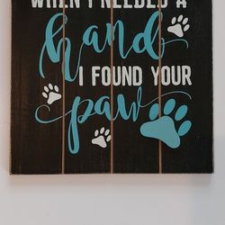 PETS PAW PLAQUE