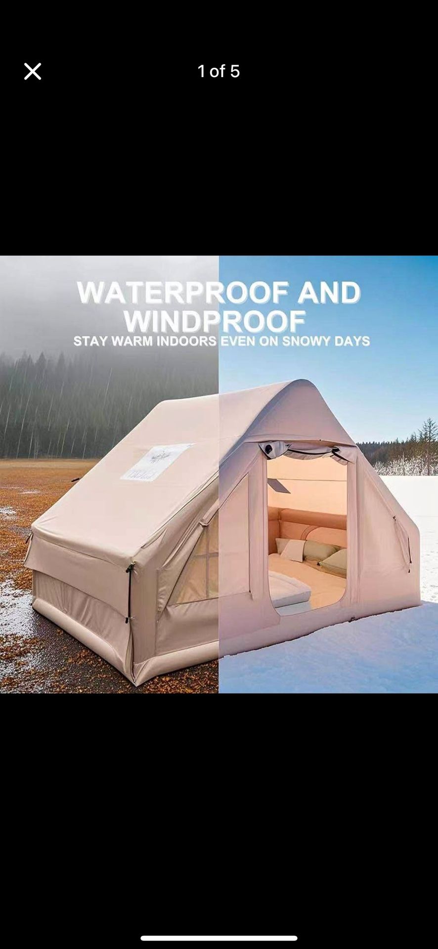 inflatable tent, air tent, blow up tent, camping tent, outdoor tent, quick setup tent, family tent,