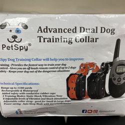 Pet Spy Dual Dog Training Collar For 2 Dogs 