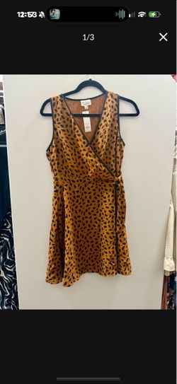 NWT cheetah dress