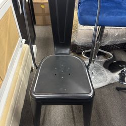24 “ Tall Metal Counter Height Chair with High Back