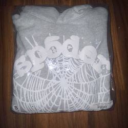 Gray Spider Hoodie