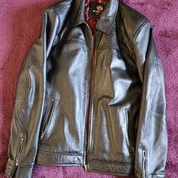 Men's Black Leather Jacket 