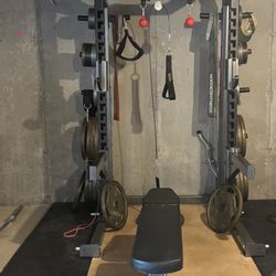 Dynamic Power Rack W/ 20x40lb Plates 