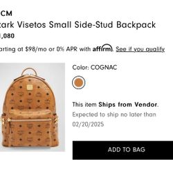 MCM Brown leather Backpack