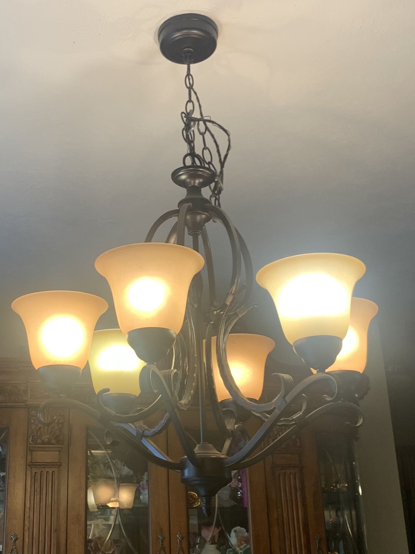 Wrought Iron Chandelier