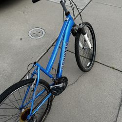 Blue Schwinn Mountain Bike