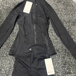 Lululemon Blue Matching Shorts Set