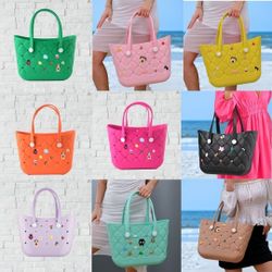 Eva Tote Bag With Random Charms NEW