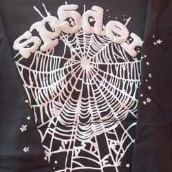 Sp5der Black Hoodie 