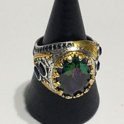 SILVER TONE WOMEN RING SIZE 7.5